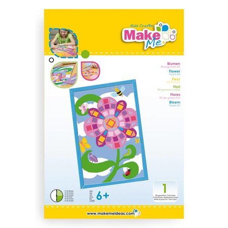 Kinder Bastelsets / Kids Craft Kits Bastelset: "Blumen " aus Moosgummi Kit