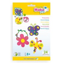 Craft Kit: "Bloemen en dieren" van schuimrubber kit