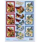BILDER / PICTURES: Studio Light, Staf Wesenbeek, Willem Haenraets 3D mueren corte de chapa grabado, "Galería de mariposas rojas h'blau"