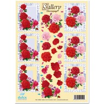 3D Dufex die cut sheet metal engraving, Gallery "Flowers"