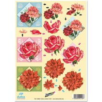 3D Dufex mourir tôles découpées gravure, Galerie "grandes fleurs"