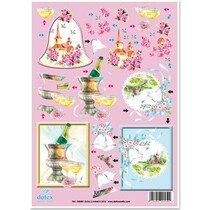 3D Dufex morrer folha solta gravura em metal, "casamento 2"