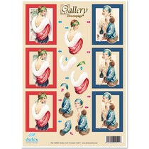 3D Dufex gestanst plaatwerk graveren, Galerie "dames"