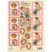 3D Dufex morrer folha solta gravura em metal, Galeria "Flower Girl 1"