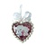 Embellishments / Verzierungen 2 Acrylglasmedaillons, Herzen 8cm, 2teilig