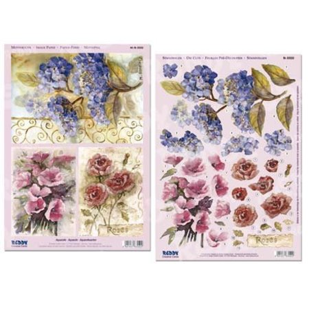 BILDER / PICTURES: Studio Light, Staf Wesenbeek, Willem Haenraets 3D die cut sheet + arch motif, "watercolors"