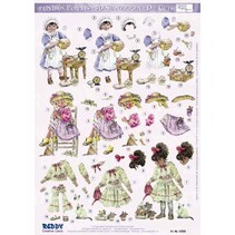 3D Die Hojas sueltas: Christine Haworth Diseños, "niños", 3 diseños