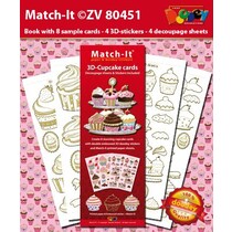 Bastelset 4 Stickerbogen and a matching cover with colored motifs.