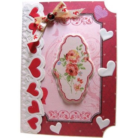 Joy!Crafts und JM Creation Joy Crafts, Schablone, Herz Bordüre, 1201-0006.