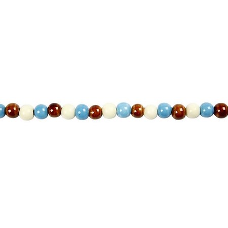 Schmuck Gestalten / Jewellery art 36 Trend keramiske perler, størrelse 10 mm