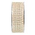 Embellishments / Verzierungen Jute-Netzband, Band Netz, Breite 70 mm, creme, Meterware