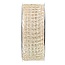 Embellishments / Verzierungen Jute bande de maille, réseau de bande, largeur 70 mm, crème, vendu au mètre
