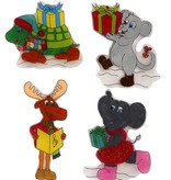 BASTELZUBEHÖR / CRAFT ACCESSORIES 4 Películas folhas com motriz, folha de 10,5x14,5 cm