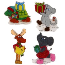 4 Películas folhas com motriz, folha de 10,5x14,5 cm