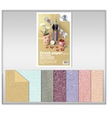 DESIGNER BLÖCKE  / DESIGNER PAPER Crush sorted paper 120gr., 21x33cm, 7 pages