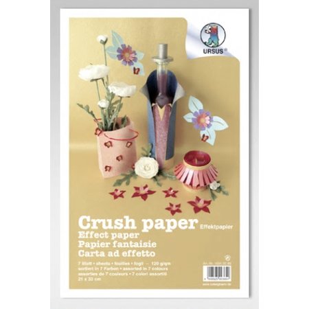 DESIGNER BLÖCKE  / DESIGNER PAPER Crush 120gr de papier triés., 21x33cm, 7 pages