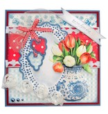 Marianne Design Craftables Blomsterkurv - label, CR1209