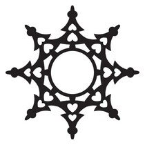 Stanz- und Prägeschablone, Craftables Star, CR1229
