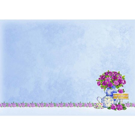 Exlusiv Kit Craft card design di lusso "per le signore" Collection, Time for Tea, (limitata)