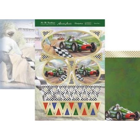 Exlusiv Luxus Bastelset Karten-Gestaltung "For The Gentlemen Collection, Race Day" Collection,Time for Tea, (Limited) - Copy