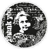 Marianne Design Gummi Stempel, Romantic Vintage-Thank you