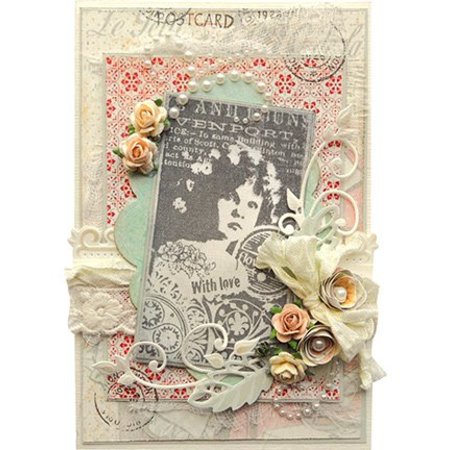 Marianne Design Marianne Design, Romantic Vintage With love, stamp CS0866