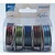 DEKOBAND / RIBBONS / RUBANS ... Organza-Bänderset , 9mm breit, 5 Farben