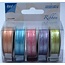 Joy!Crafts und JM Creation Organza Bänderset, 9mm de large, 5 couleurs