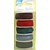 DEKOBAND / RIBBONS / RUBANS ... Organza Bänderset, 6 millimetri di larghezza, 5 colori