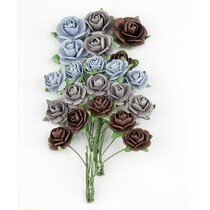 Marianne Design Paper Roses Navy Blue.