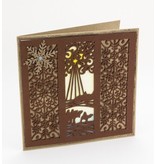 Creative Expressions Perforación y relieve stencil La Colección festiva - Magos Mini Striplet
