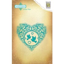 Stempelen en embossing stencil, Vintasia