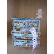 Schubladenschraenkchen,17 x 16 x 9cm