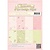 DESIGNER BLÖCKE  / DESIGNER PAPER Papel Designer, Redemoinhos & corações cor de rosa / verde