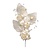 BLUMEN (MINI) UND ACCESOIRES Pick flowers, ivory, 14cm, 1 piece.
