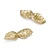 Embellishments / Verzierungen Engel vleugels, goud, 4,5 cm, 6 stuks.