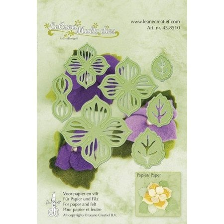 Leane Creatief - Lea'bilities Snij-en embossing stencil bloemen