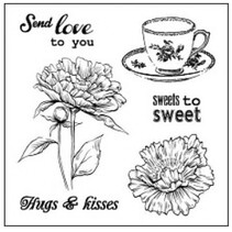 Transparent Stempel Set, "Sweets To Sweet"