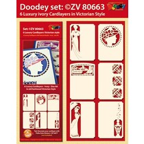 6 Luxus Karten Layouts, Victorian Style