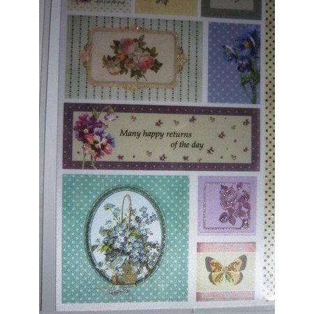 Joy!Crafts und JM Creation Satin Tag adesive, Vintage 5