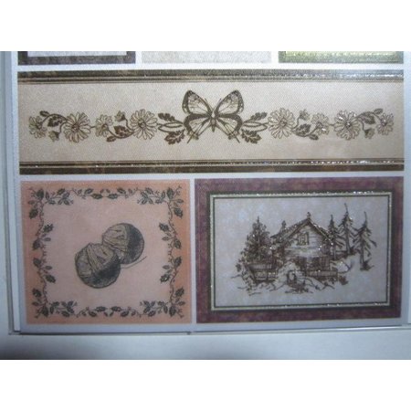 Joy!Crafts und JM Creation Satin Tag adesive, Vintage 1