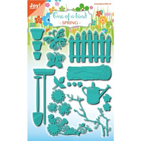 Joy!Crafts und JM Creation Socos e estampagem set stencil, conjunto de jardim