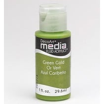 DecoArt acrílicos fluido mídia, Green Gold