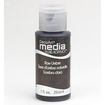 DecoArt media væske akryl, Raw Umber