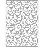 Joy!Crafts und JM Creation Line & Lene, Embossing stencil A6. background