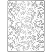 Joy Crafts, Lin & Lene, Embossing A6, Hintergrund Blätter.