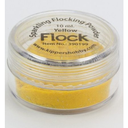 BASTELZUBEHÖR / CRAFT ACCESSORIES Velvet pulver, Sparkling gule, 10ml