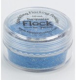 BASTELZUBEHÖR / CRAFT ACCESSORIES Poudre de velours, d'un bleu étincelant, 10ml