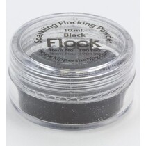 Velvet pulver, Sparkling svart, 10ml