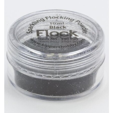 BASTELZUBEHÖR / CRAFT ACCESSORIES Poudre de velours, mousseux noir, 10ml